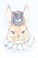 画像1: Enchantlic Enchantilly / うさぎブローチ  オフ O-25-08-18-012-LO-AC-IG-OS (1)