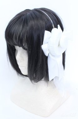 画像1: Estrellas / シープホーンカチューシャ  ホワイト O-25-08-18-002-EL-AC-IG-OS