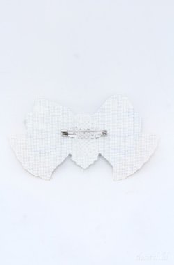 画像2: Enchantlic Enchantilly / リボンプリントブローチ  サックス O-25-08-18-015-LO-AC-IG-OS