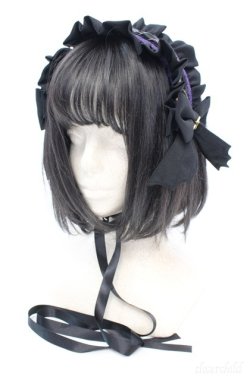 画像1: metamorphose / まいごの子猫と魔法のランタンヘッドドレス  パープル O-25-08-18-003-ME-AC-IG-OS