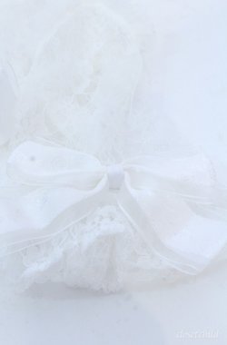 画像2: ATELIER PIERROT / レースグローブ　ショート丈　指ぬき  ホワイト O-25-08-18-037-EL-ZA-IG-OS