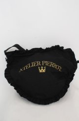 ATELIER PIERROT / Heart Frill Tote Bag  ブラック O-25-08-20-055-EL-BG-OW-OS