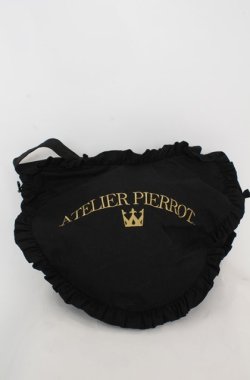 画像1: ATELIER PIERROT / Heart Frill Tote Bag  ブラック O-25-08-20-055-EL-BG-OW-OS