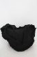 画像2: ATELIER PIERROT / Heart Frill Tote Bag  ブラック O-25-08-20-055-EL-BG-OW-OS (2)