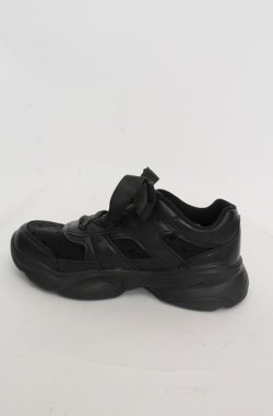 画像3: m petit by misako / ハートチュールスニーカー M クロ O-25-08-20-058-LO-SH-OW-ZT501