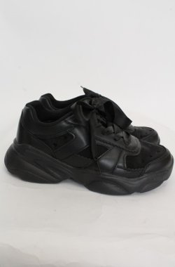 画像4: m petit by misako / ハートチュールスニーカー M クロ O-25-08-20-058-LO-SH-OW-ZT501