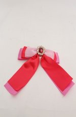 画像1: Maison de FLEUR / エターナルセーラーちびムーンリボンバレッタ  ピンク O-25-08-20-062-LO-AC-OW-ZT487-F005 (1)