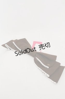 画像1: Angelic Pretty / Dollyヒロインリボンコーム  ブラウン O-25-08-20-063-AP-AC-OW-ZT487-F004