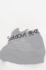 Maison de FLEUR / エコバッグ  ネイビー O-25-08-20-071-LO-BG-OW-OS