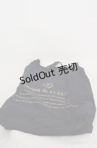 Maison de FLEUR / エコバッグ  ネイビー O-25-08-20-071-LO-BG-OW-OS
