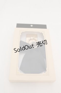 画像1: Maison de FLEUR / ビジューリボンスマホリング  クロ O-25-08-20-076-LO-ZA-OW-ZT487-F004