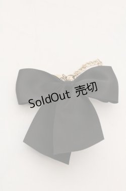 画像2: Maison de FLEUR / リボンバッグチャーム  クロ O-25-08-20-079-LO-ZA-OW-OS
