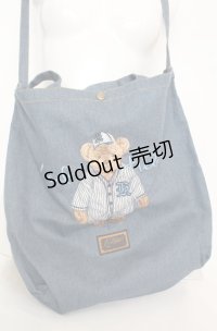 Karl Helmut / ベースボールベア2WAYバッグ  ブルー O-25-08-20-009-EL-BG-OW-OS