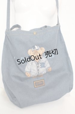 画像1: Karl Helmut / ベースボールベア2WAYバッグ  ブルー O-25-08-20-009-EL-BG-OW-OS