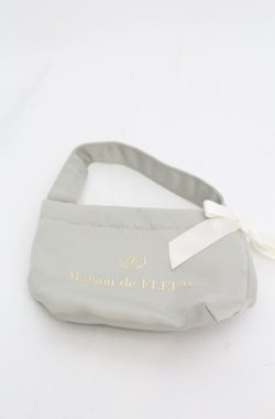 画像1: Maison de FLEUR / ミニバッグ  ミントグリーン O-25-08-20-082-LO-BG-OW-OS