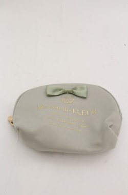画像1: Maison de FLEUR / ラウンドティッシュケース  スモーキーグリーン O-25-08-20-083-LO-ZA-OW-OS