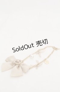 Maison de FLEUR / ビジューリボンパールバッグチャーム  アイボリー O-25-08-20-086-LO-ZA-OW-OS