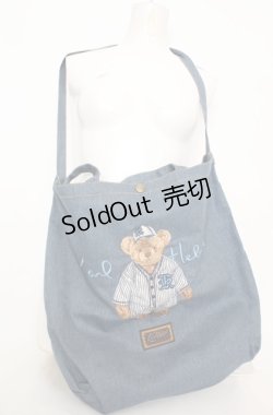 画像2: Karl Helmut / ベースボールベア2WAYバッグ  ブルー O-25-08-20-009-EL-BG-OW-OS