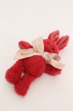 画像1: Maison de FLEUR / 店舗限定ラビットチャーム  アカ（なんばマルイ店　ポム） O-25-08-20-091-LO-ZA-OW-OS