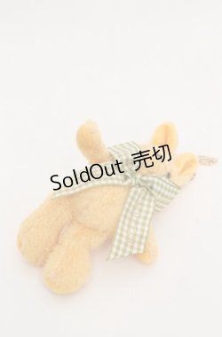画像1: Maison de FLEUR / 店舗限定ラビットチャーム  イエロー（ルクア大阪店　プードレ） O-25-08-20-093-LO-ZA-OW-ZT487