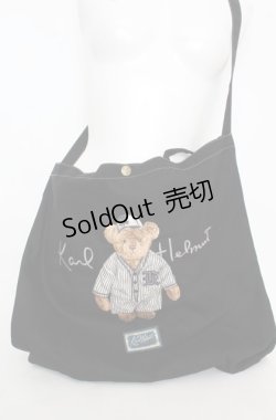 画像1: Karl Helmut / ベースボールベア2WAYバッグ  クロ O-25-08-20-010-EL-BG-OW-OS