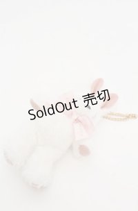 Maison de FLEUR / ラビットチャーム  シロ×ピンク O-25-08-20-094-LO-BG-OW-OS