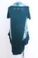 画像4: Ozz Croce / ムラ染め変形Tシャツ  グリーン O-25-08-20-1035-OO-TO-IG-OS (4)