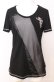 画像1: Ozz Croce / 銀糸龍刺繍Tシャツ  ブラック O-25-08-20-1041-OO-TS-IG-OS (1)