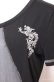 画像2: Ozz Croce / 銀糸龍刺繍Tシャツ  ブラック O-25-08-20-1041-OO-TS-IG-OS (2)