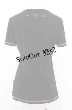 画像3: Ozz Croce / 銀糸龍刺繍Tシャツ  ブラック O-25-08-20-1041-OO-TS-IG-OS