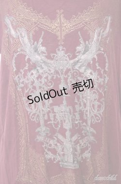 画像2: Ozz Croce / 燭台プリントTシャツ  パープル O-25-08-20-1042-OO-TO-IG-OS