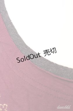 画像3: Ozz Croce / 燭台プリントTシャツ  パープル O-25-08-20-1042-OO-TO-IG-OS