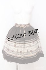 axes femme / メッセージptスカート M ブラウン O-25-08-20-1058-AX-SK-IG-OS