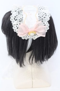 画像2: BABY,THE STARS SHINE BRIGHT / Salon de the Minette柄ヘッドドレス  ピンク系 O-25-08-20-1001-BA-AC-IG-OS