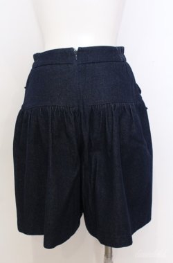 画像3: Franche Lippee / グログランリボンデニムキュロット S インディゴ O-25-08-20-1062-LO-PA-IG-OS