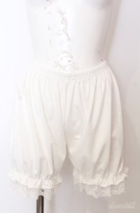 m petit by misako / AM3ブキモウドロワーズ M~L シロ O-25-08-20-1066-LO-PA-IG-OS