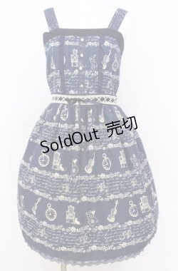 画像1: axes femme / アンティークボーダー柄チュニ M ネイビー O-25-08-20-1013-AX-OP-IG-OS