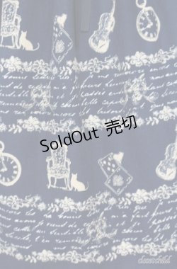 画像3: axes femme / アンティークボーダー柄チュニ M ネイビー O-25-08-20-1013-AX-OP-IG-OS