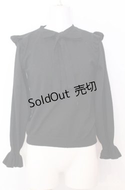 画像1: axes femme / ボウタイニットプルオーバー F クロ O-25-08-20-1019-AX-TO-OW-OS