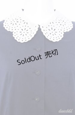 画像2: Jane Marple / アイレットレースカラーのワンピース M ネイビー O-25-08-20-1026-JM-OP-IG-OS