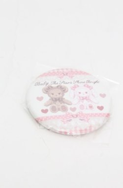 画像1: BABY,THE STARS SHINE BRIGHT / くみゃちゃんのSweet Heart Check柄缶バッジ   O-25-08-20-106-BA-AC-OW-OS