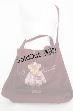 画像1: Karl Helmut / ベースボールベア2WAYバッグ  ワイン O-25-08-20-011-EL-BG-OW-OS