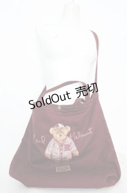画像2: Karl Helmut / ベースボールベア2WAYバッグ  ワイン O-25-08-20-011-EL-BG-OW-OS