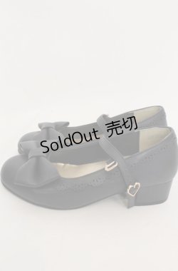 画像2: axes femme kawaii / ローヒールリボンパンプス S ネイビー O-25-08-20-119-AX-SH-OW-OS