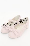axes femme kawaii / ローヒールリボンパンプス M ピンク O-25-08-20-121-AX-SH-OW-ZT0822A