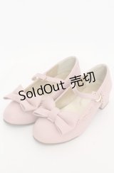 axes femme kawaii / ローヒールリボンパンプス M ピンク O-25-08-20-121-AX-SH-OW-ZT0822A