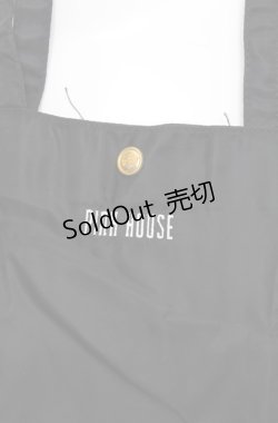 画像2: PINK HOUSE / ロゴ刺繍エコバッグ  クロ O-25-08-20-013-LO-BG-OW-ZT500