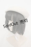 Heart E / リボン付きウールベレー  シロ O-25-08-20-128-LO-AC-OW-ZT500