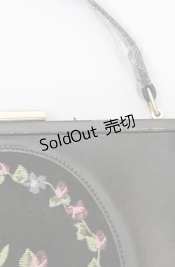 画像2: an another angelus / 花刺繍フレームハンドバッグ  クロ O-25-08-20-019-CA-BG-OW-OS