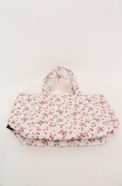 画像2: Maison de FLEUR / いちごプリント保冷バッグ  ピンク O-25-08-20-022-LO-BG-OW-OS
